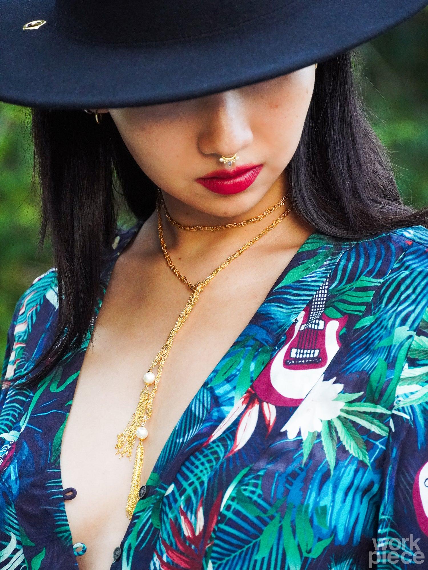 Hand-braided Tassel Chain - Work Piece