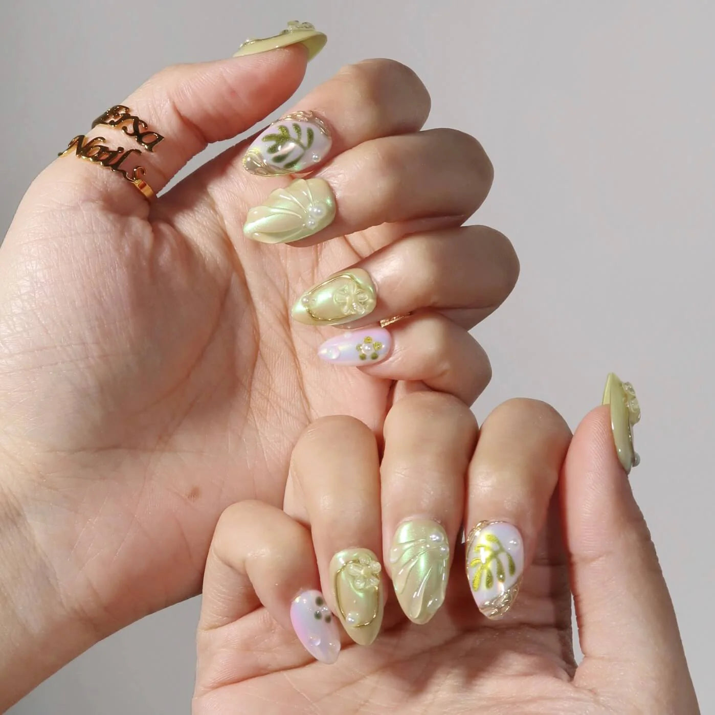 Work Piece x Ersa - "Flora’s Breath" Press-on Nail Set
