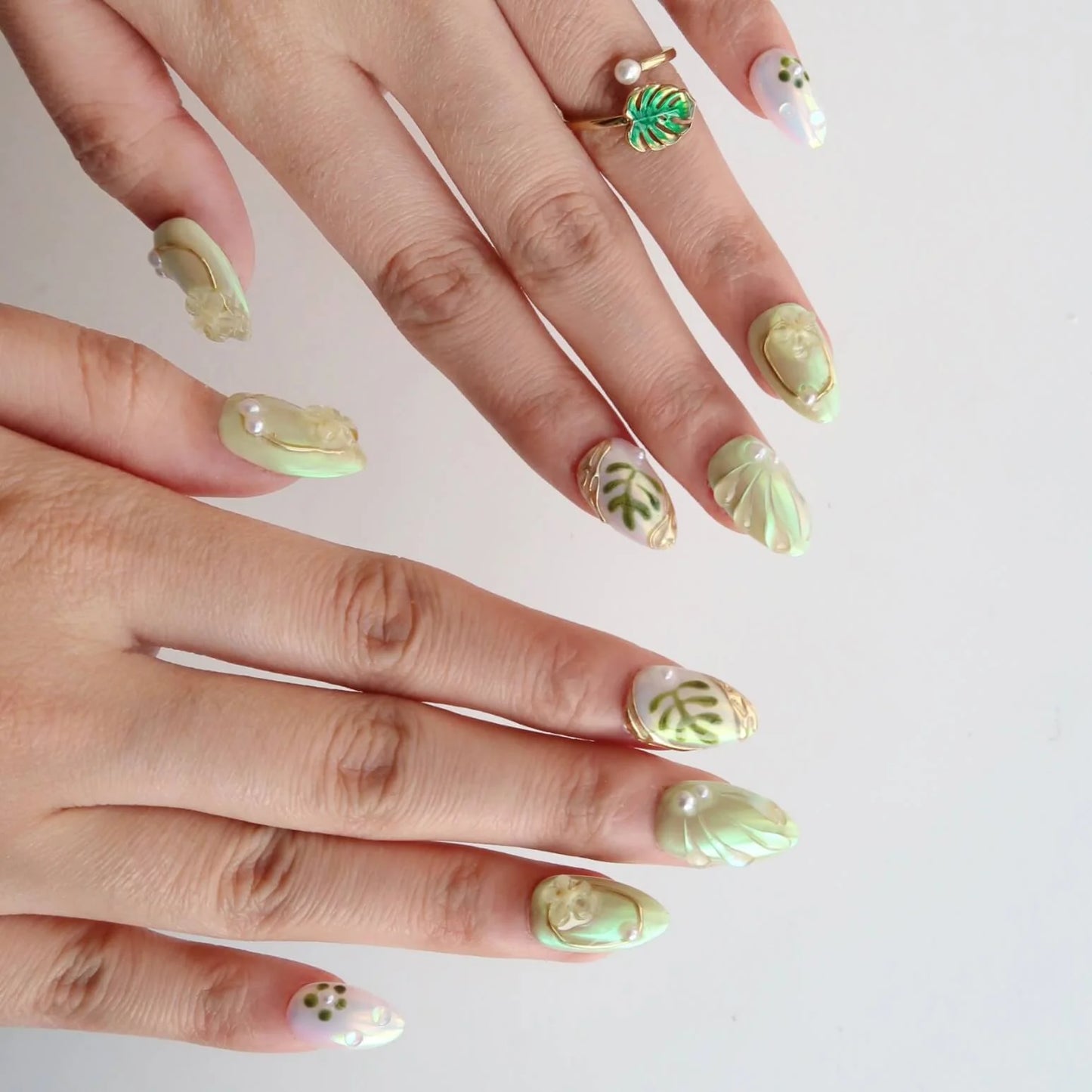 Work Piece x Ersa - "Flora’s Breath" Press-on Nail Set