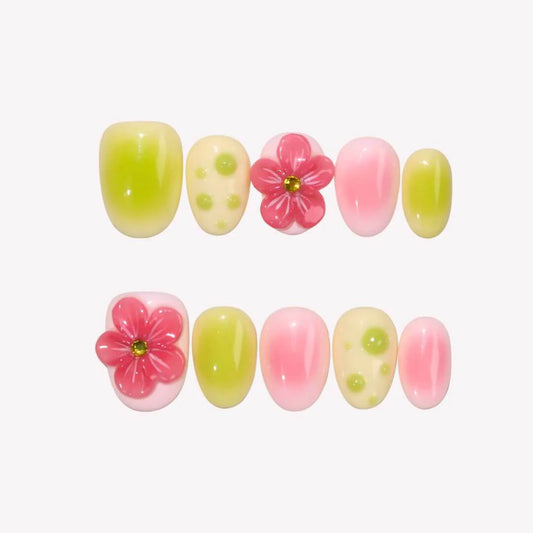Work Piece x Ersa - "Lighthearted" Press-on Nail Set
