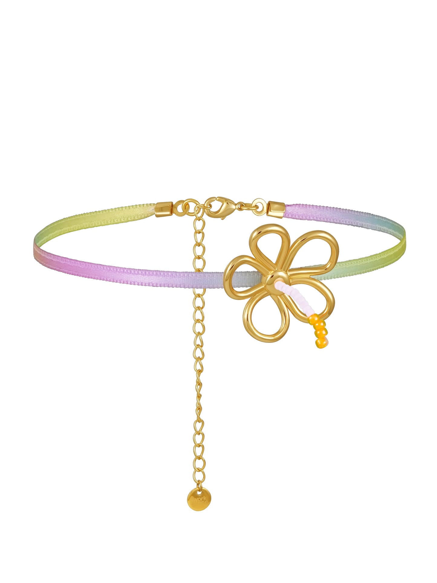 Blossom Satin Choker - Work Piece