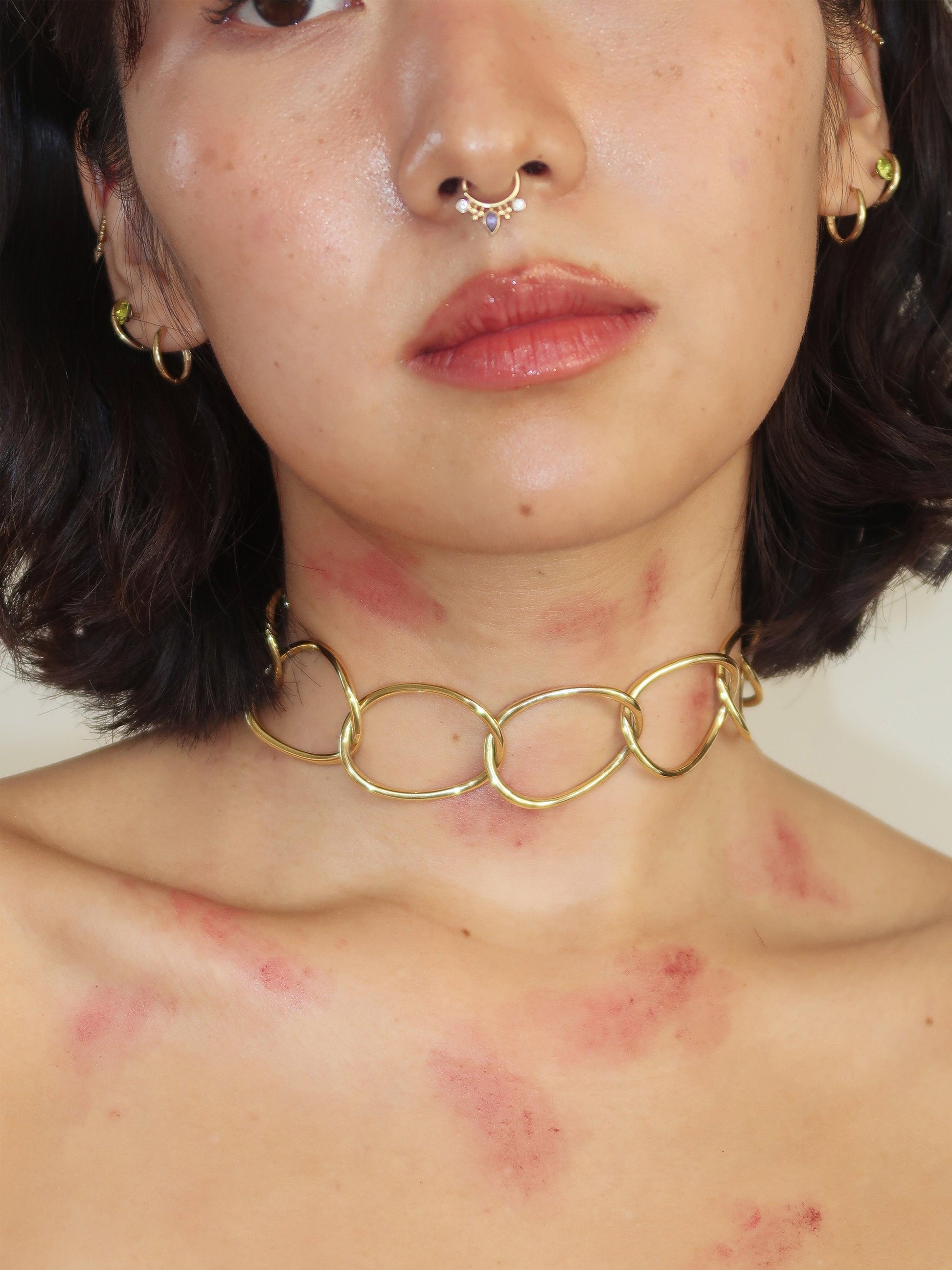 Oversized Chain Choker - Work Piece