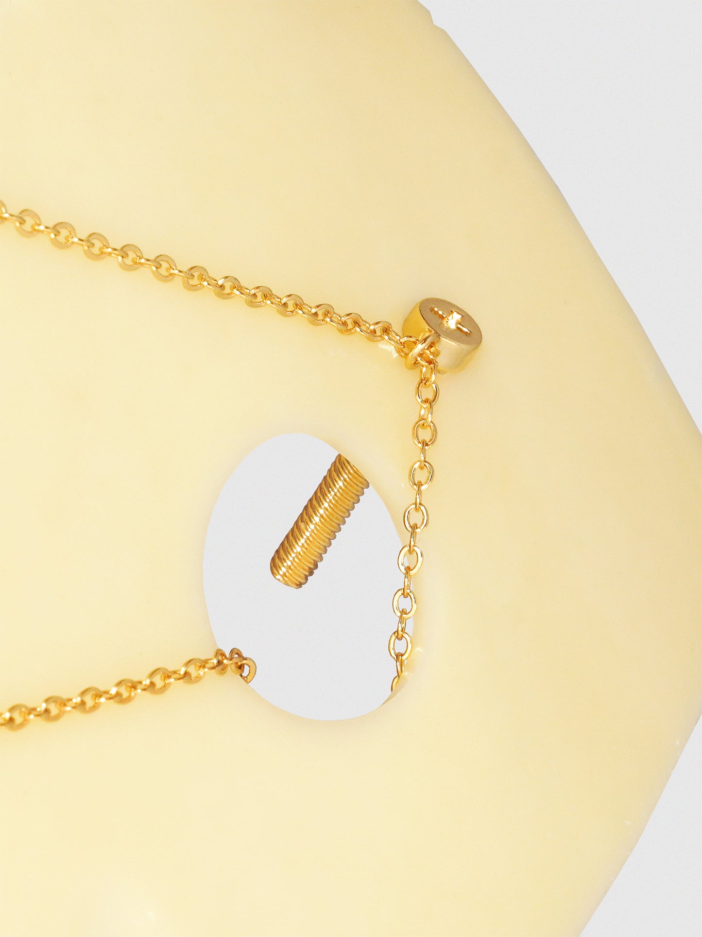 "It Stays Essential" Necklace + Ear Cuff Bundle - Gold