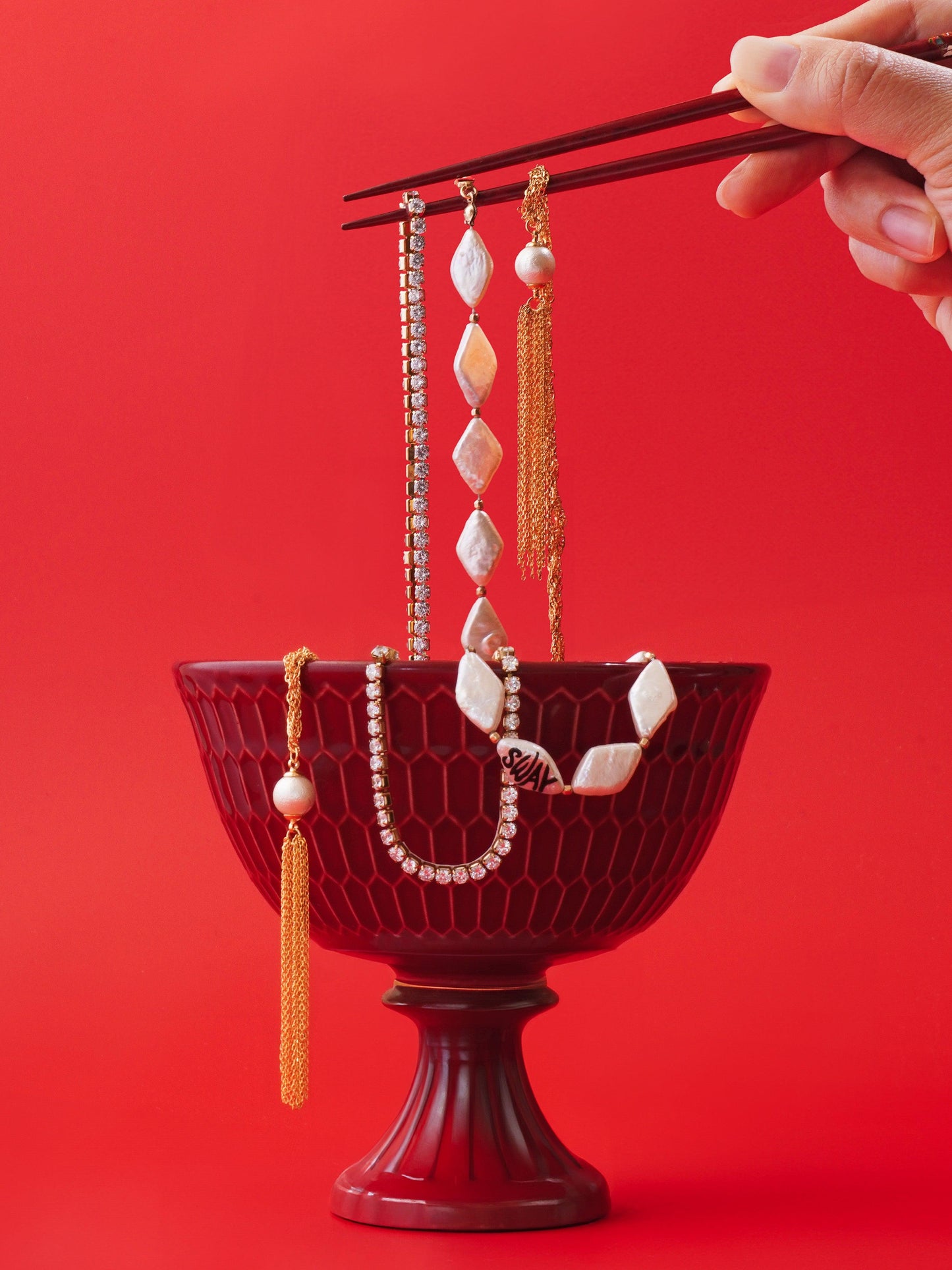 Hand-braided Tassel Chain - Work Piece