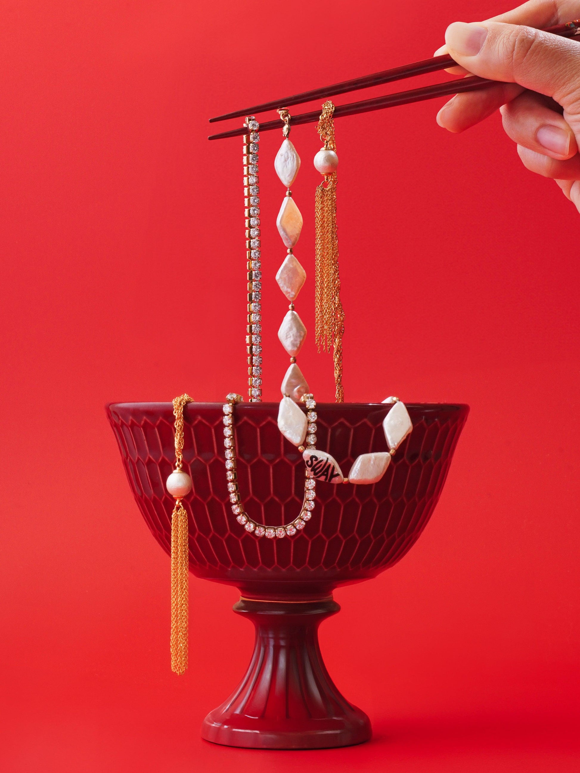 Hand-braided Tassel Chain - Work Piece