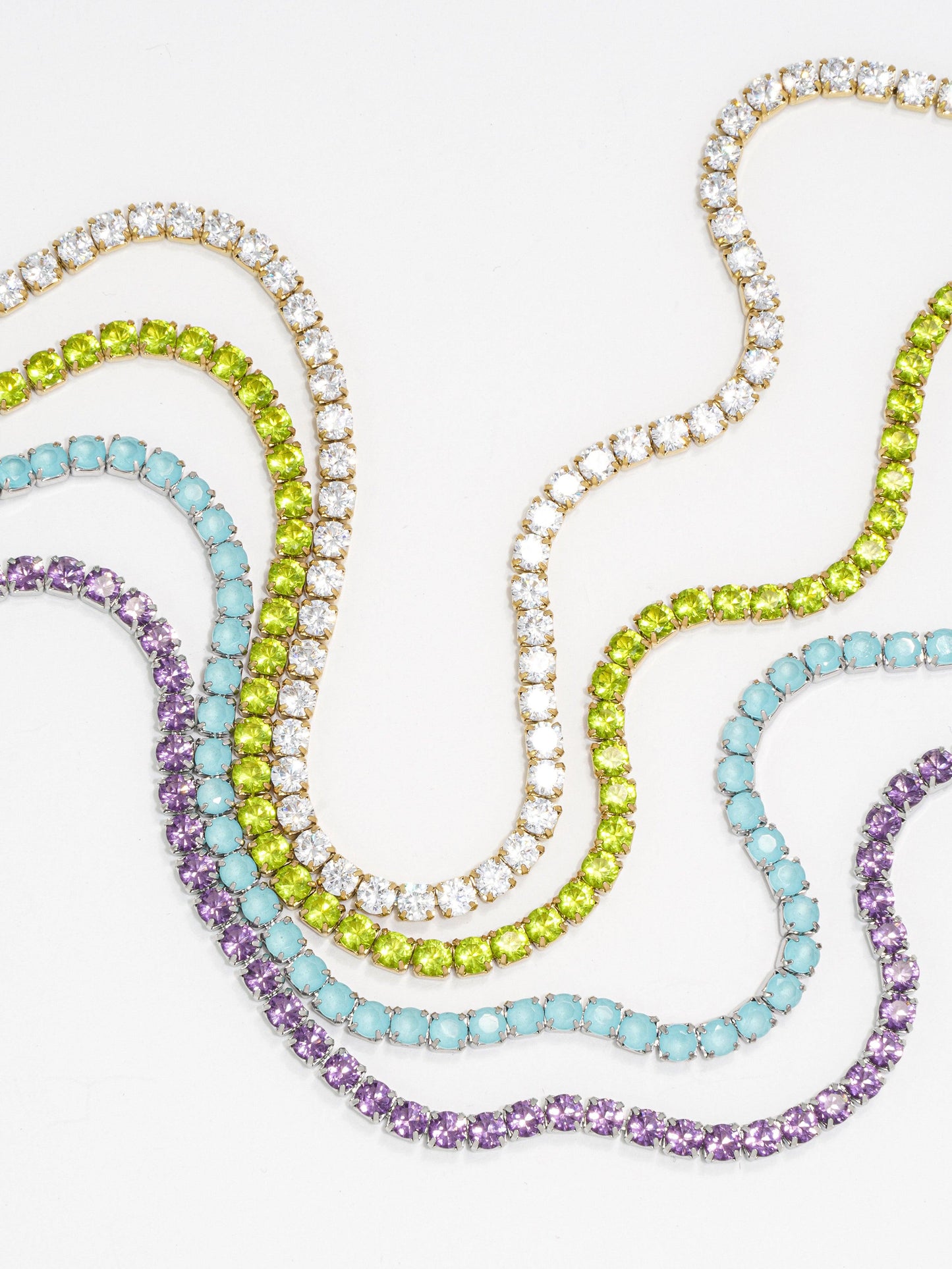 Violet Tennis Choker - Work Piece