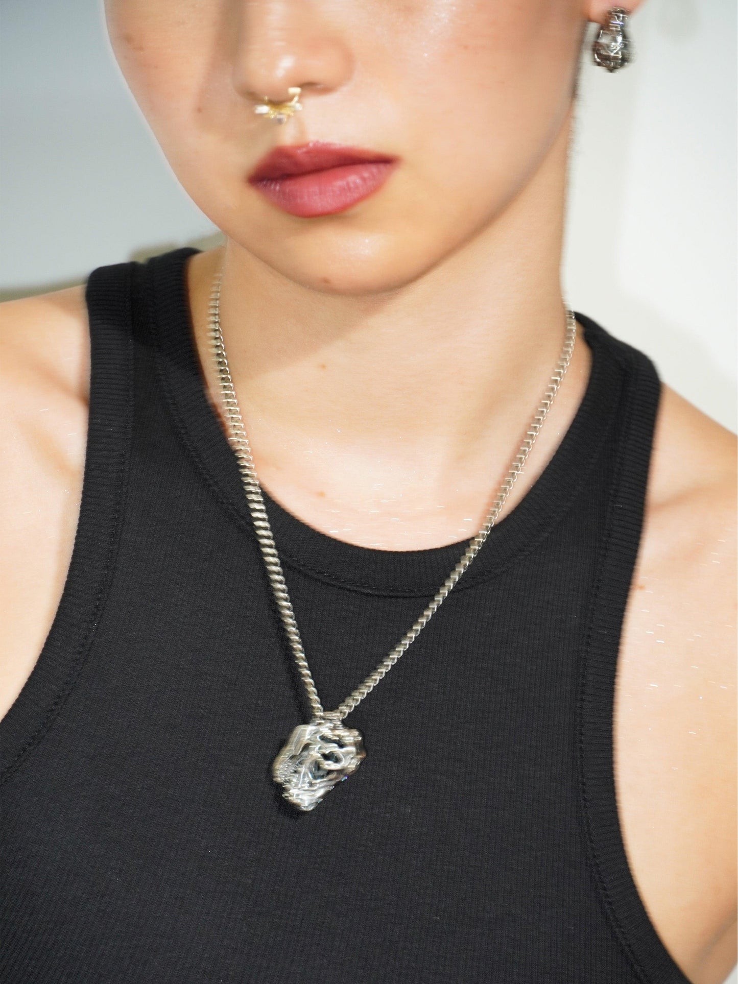 T. rex Skull Necklace - Work Piece