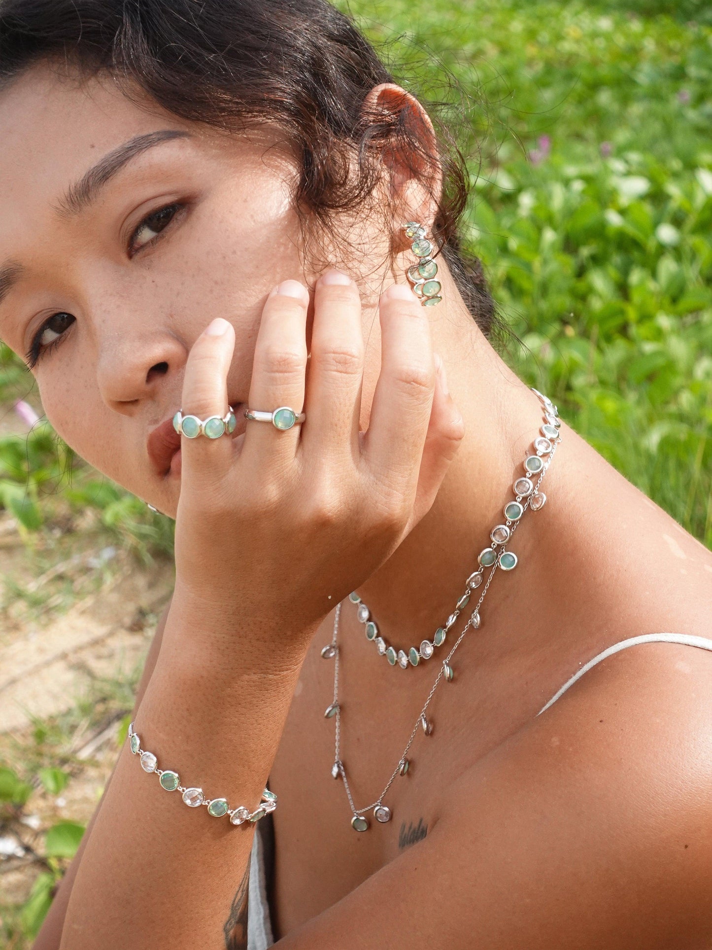 Baby Blue Ring - Work Piece