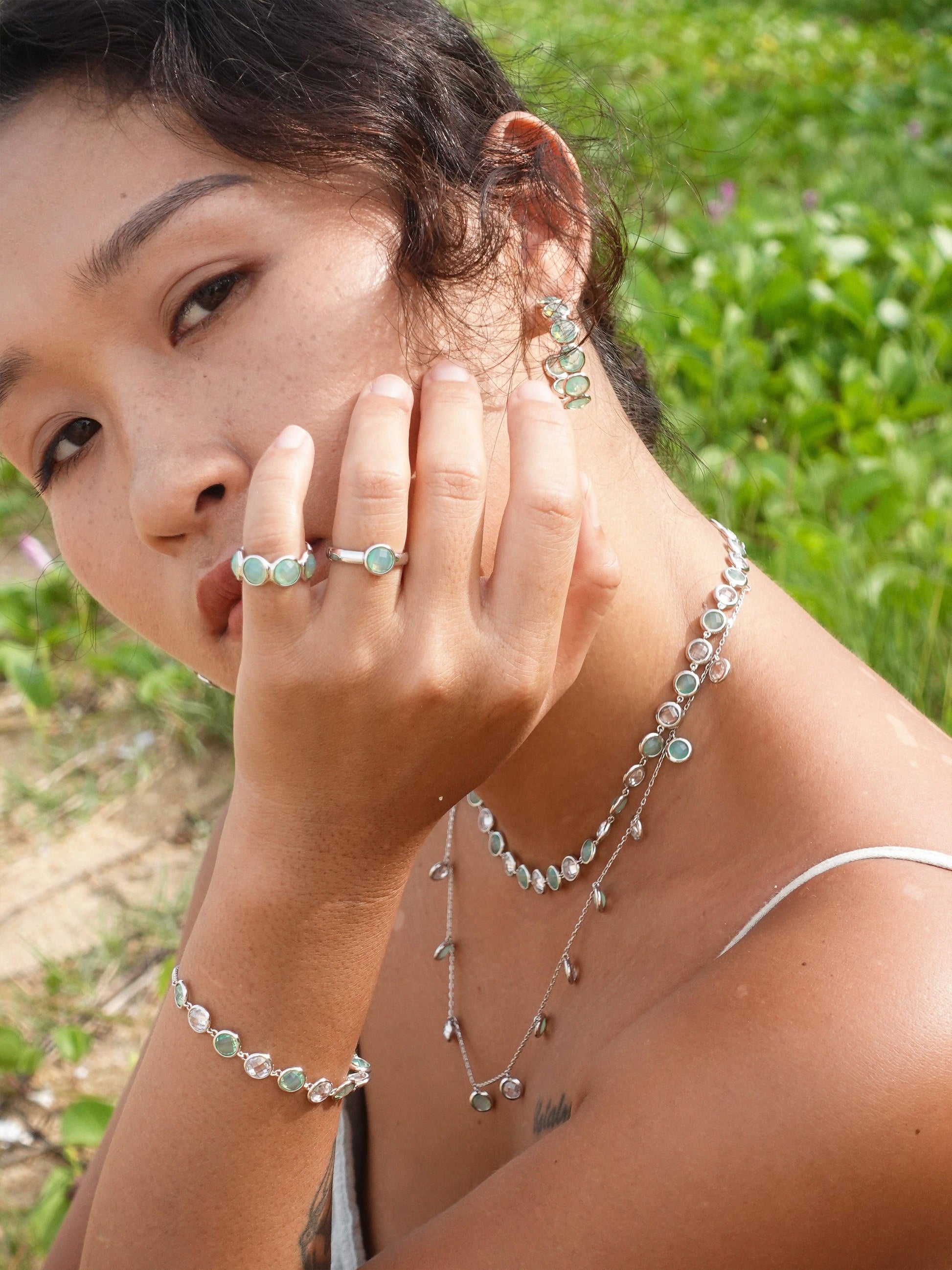 Baby Blue Ring - Work Piece
