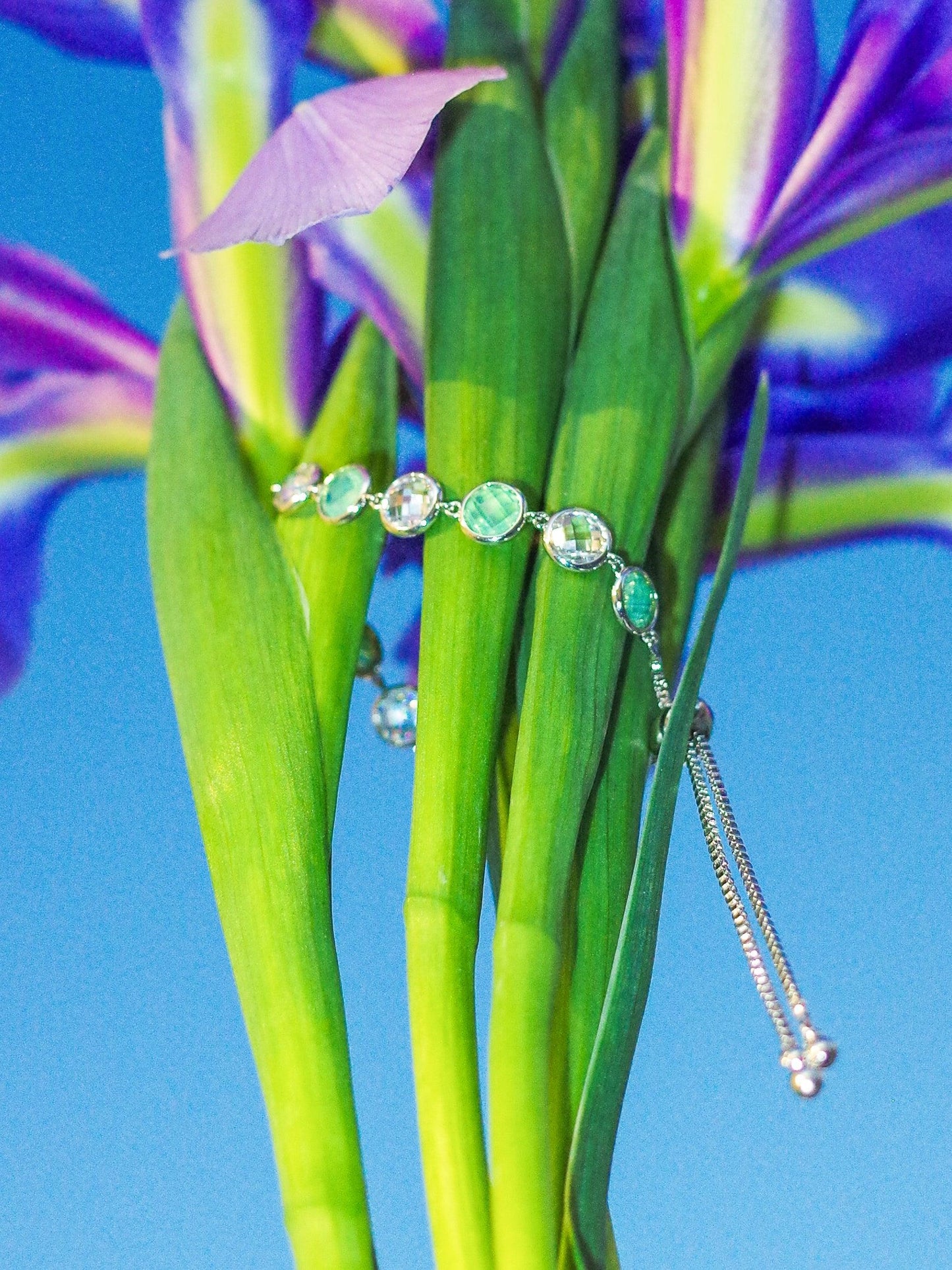 Baby Blue Bracelet - Work Piece