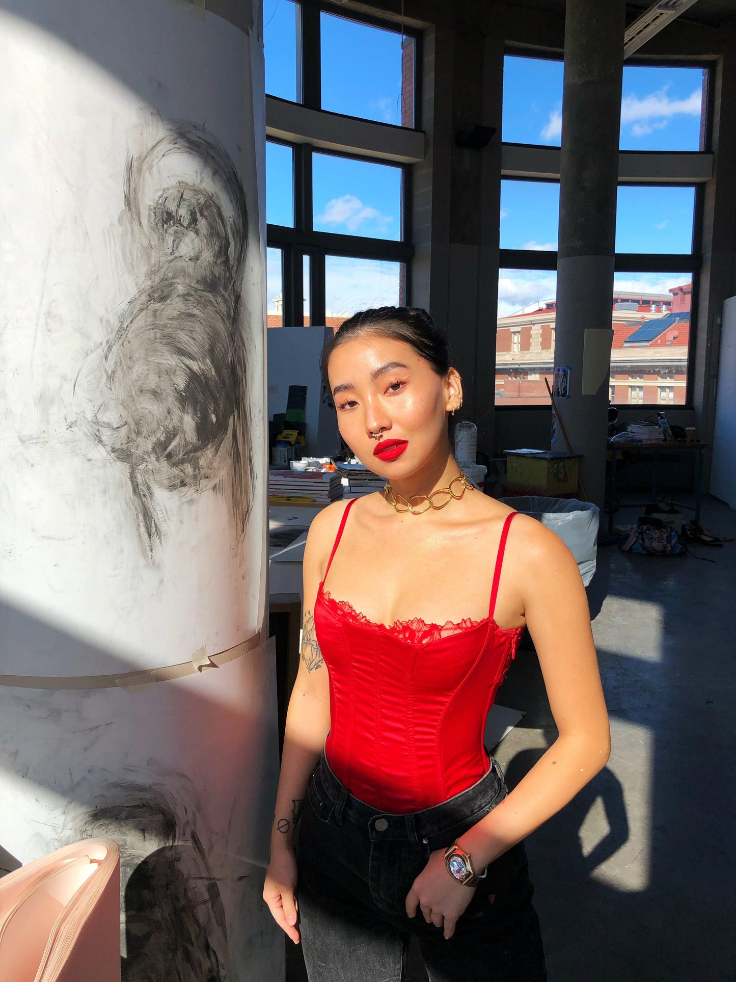 Oversized Chain Choker - Work Piece
