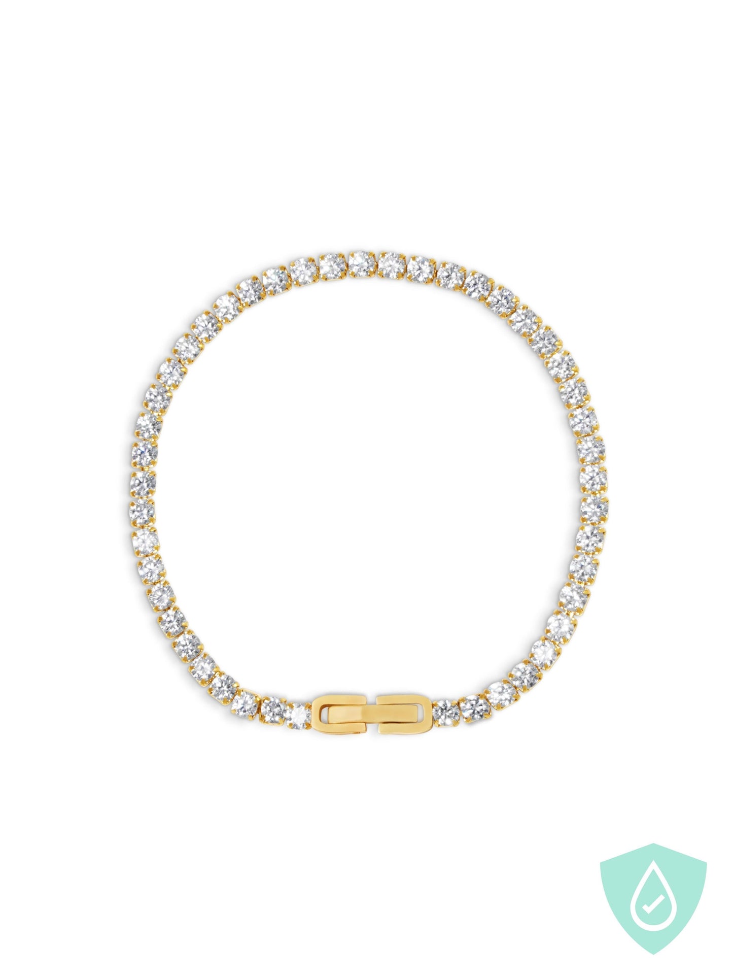 White Tennis Bracelet - Work Piece