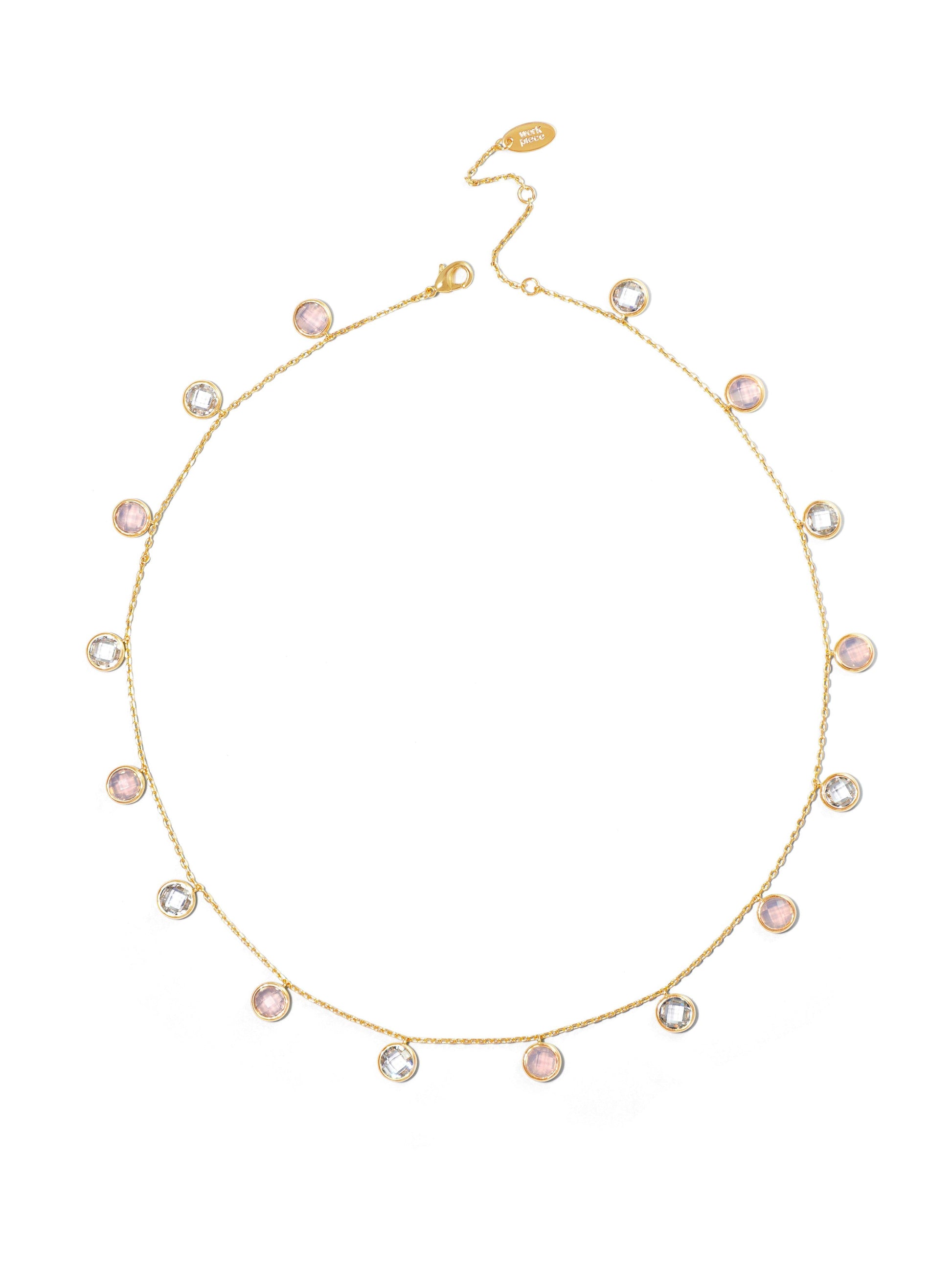 Blush Pink Necklace #1 - Work Piece
