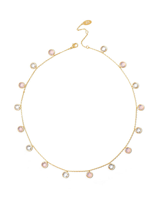 Blush Pink Necklace #1 - Work Piece