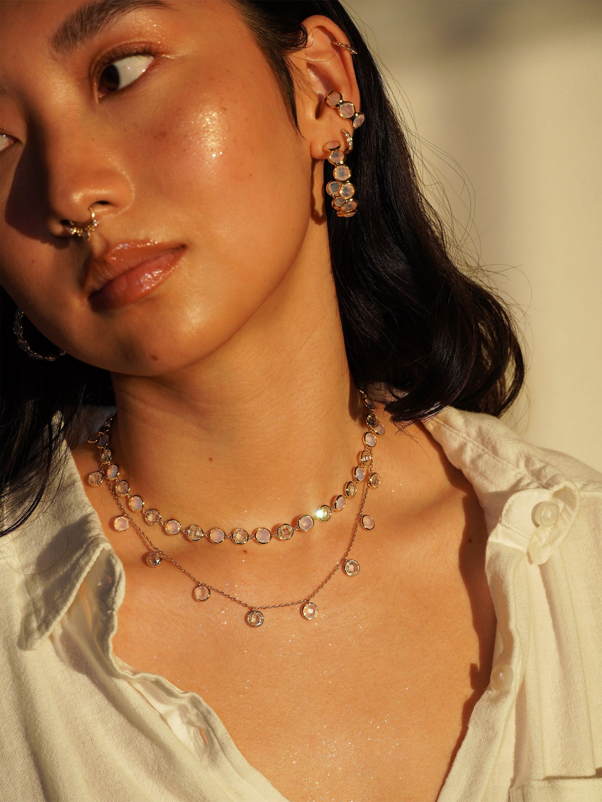 Blush Pink Necklace #1 - Work Piece