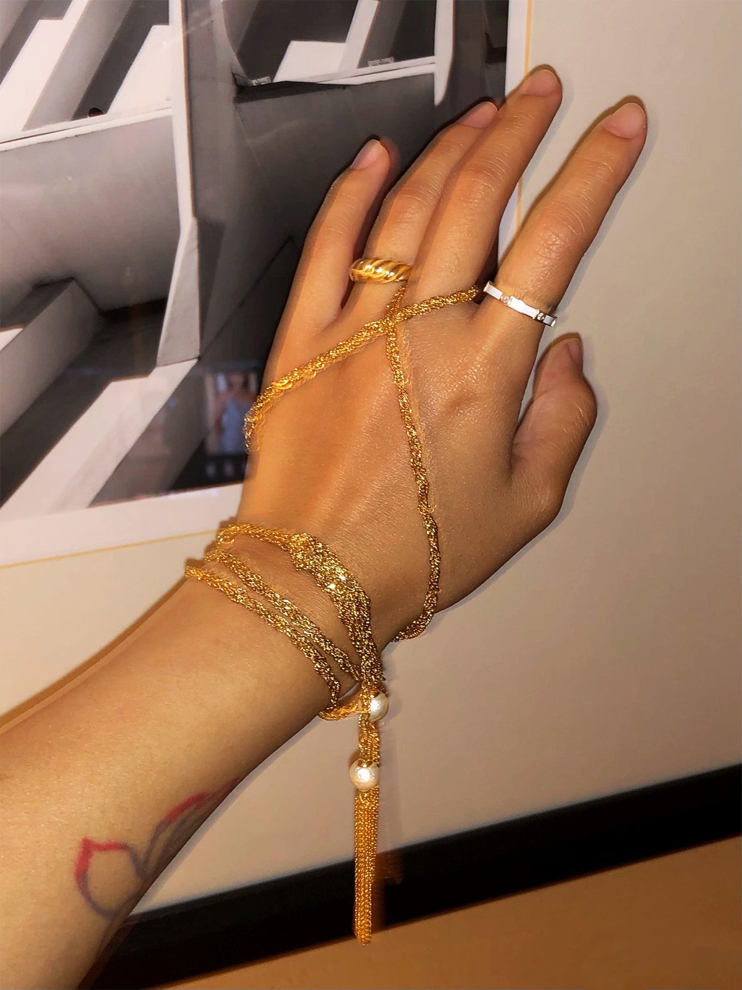 Hand-braided Tassel Chain - Work Piece