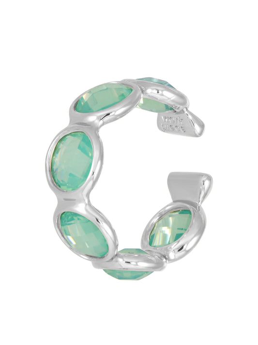 Baby Blue Crystal Ear Cuff / Ring - Work Piece