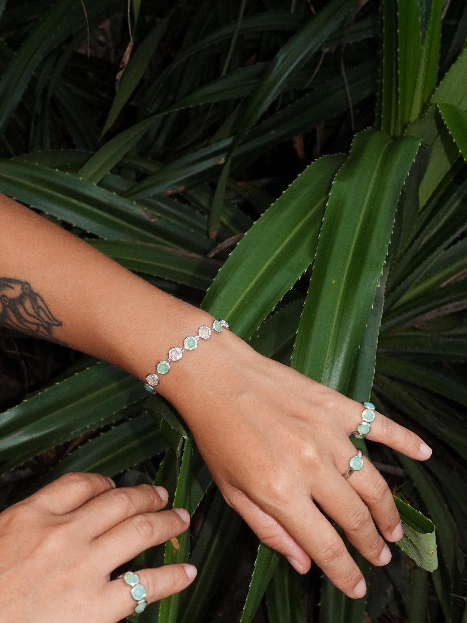 Baby Blue Bracelet - Work Piece