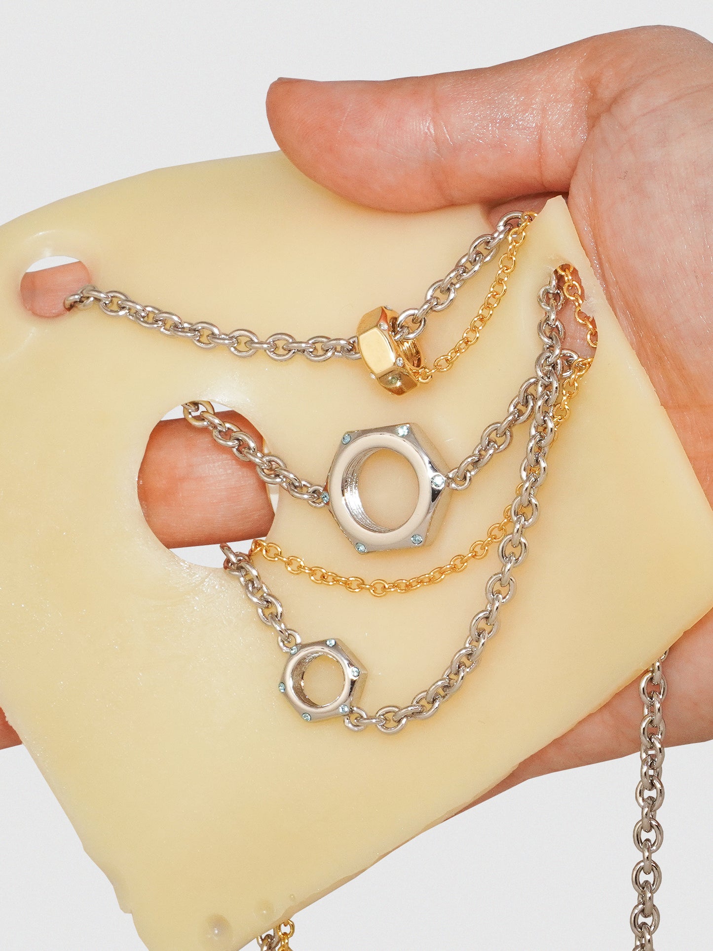 Play-Layer Necklace & Link-Up Huggies Bundle A