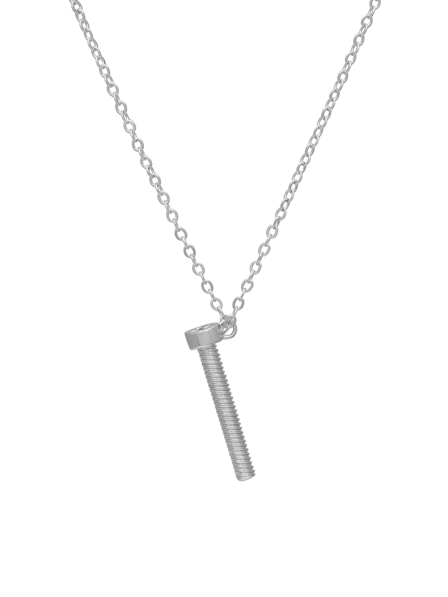 Essential Bolt Necklace - Silver