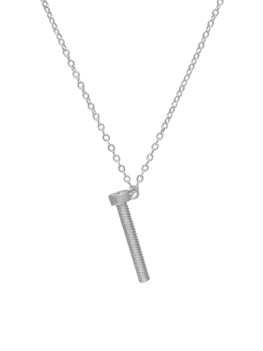 Essential Bolt Necklace - Silver