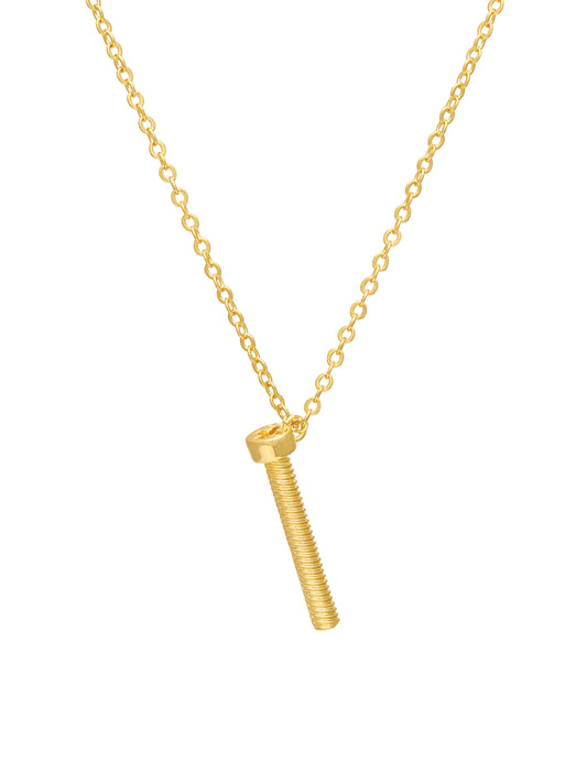 Essential Bolt Necklace - Gold