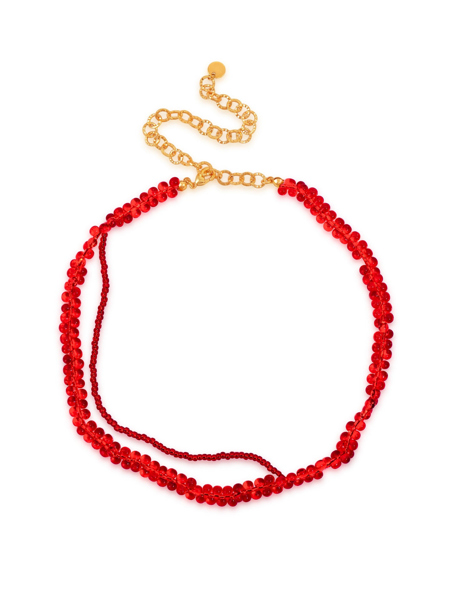 The Red Beaded Choker