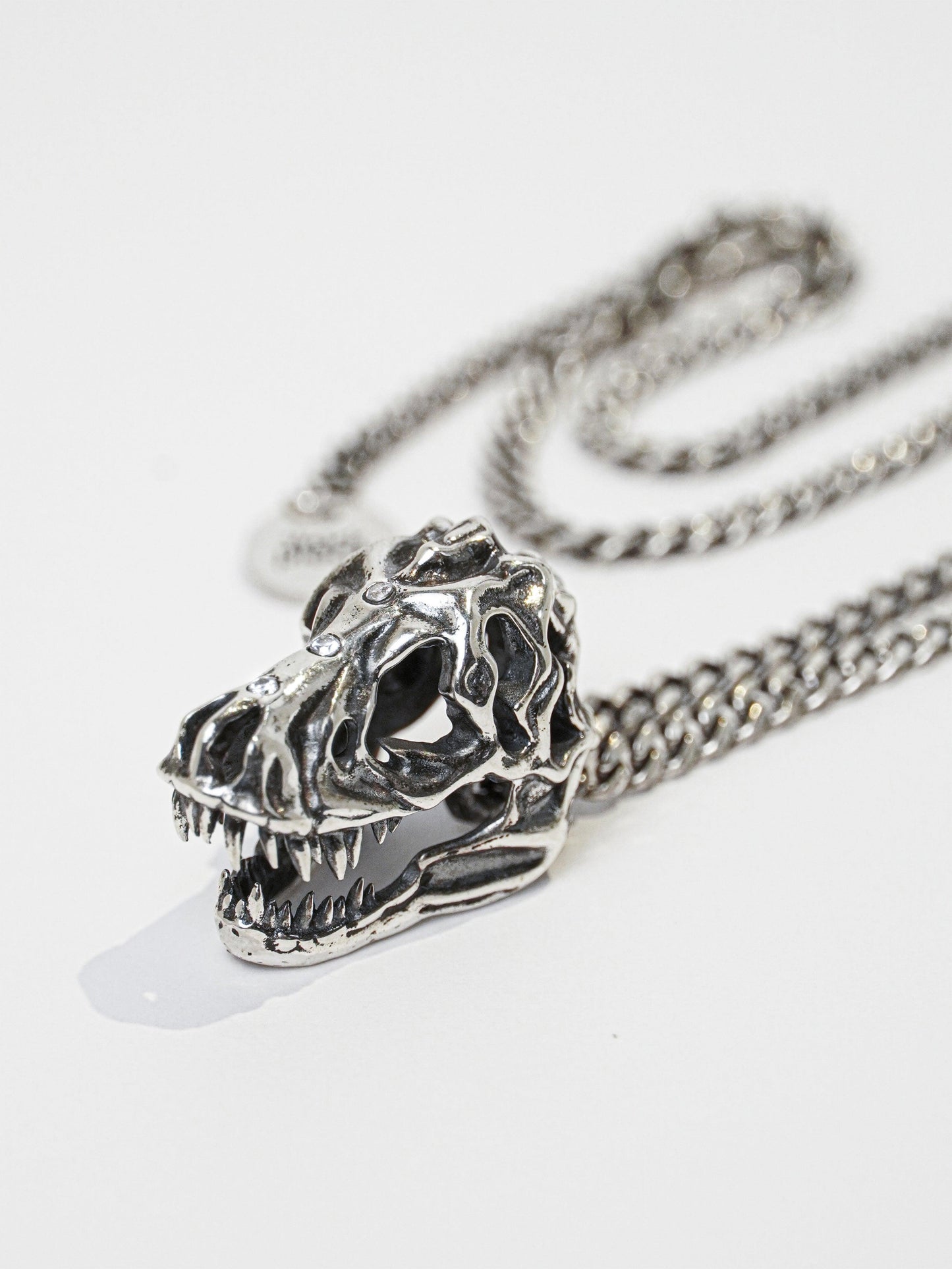 T. rex Skull Necklace - Work Piece