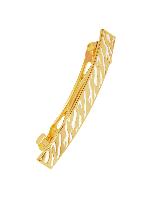 Tiger Hair Clip - Gold