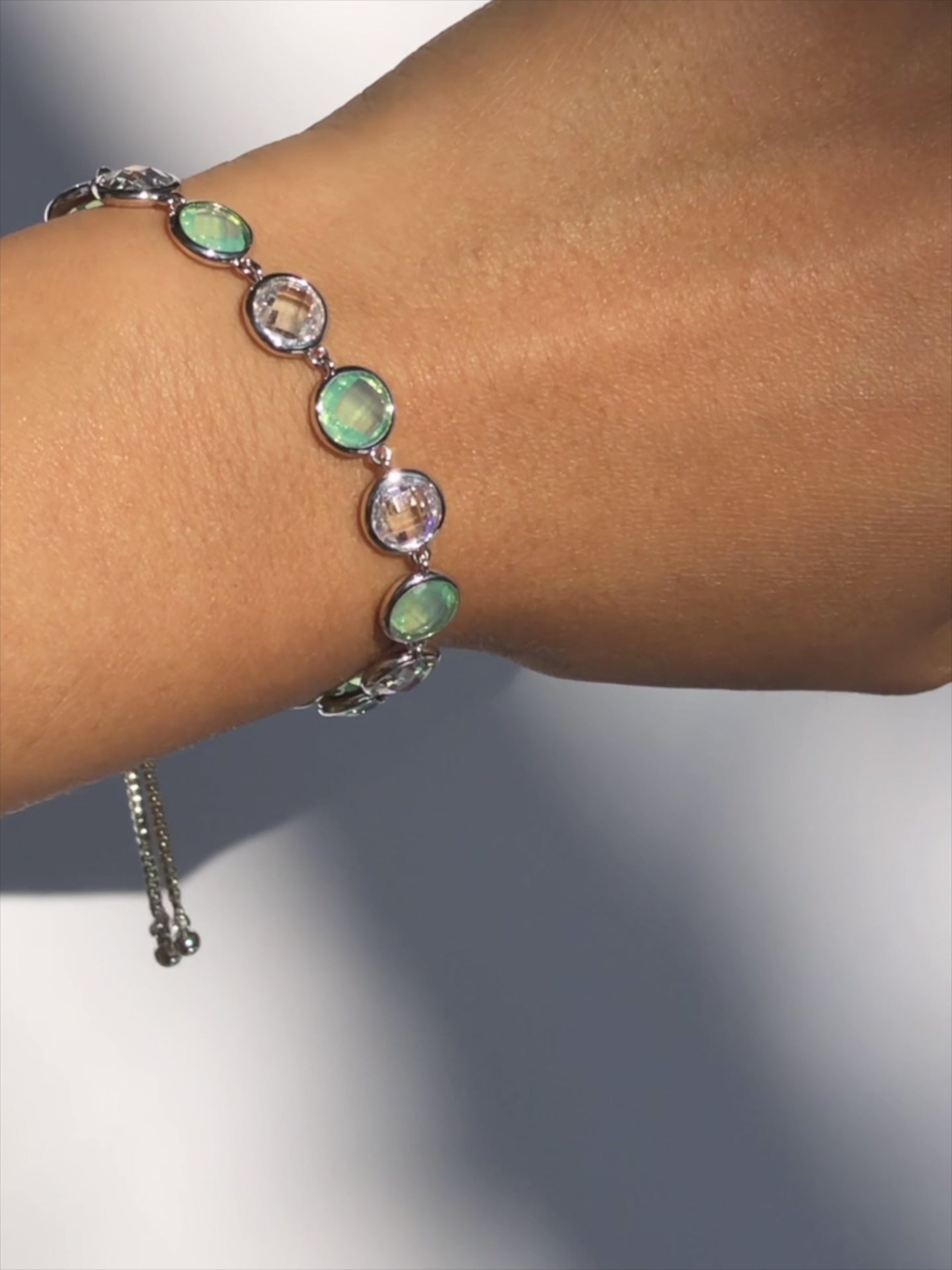 Blue opal sale bracelet sterling silver